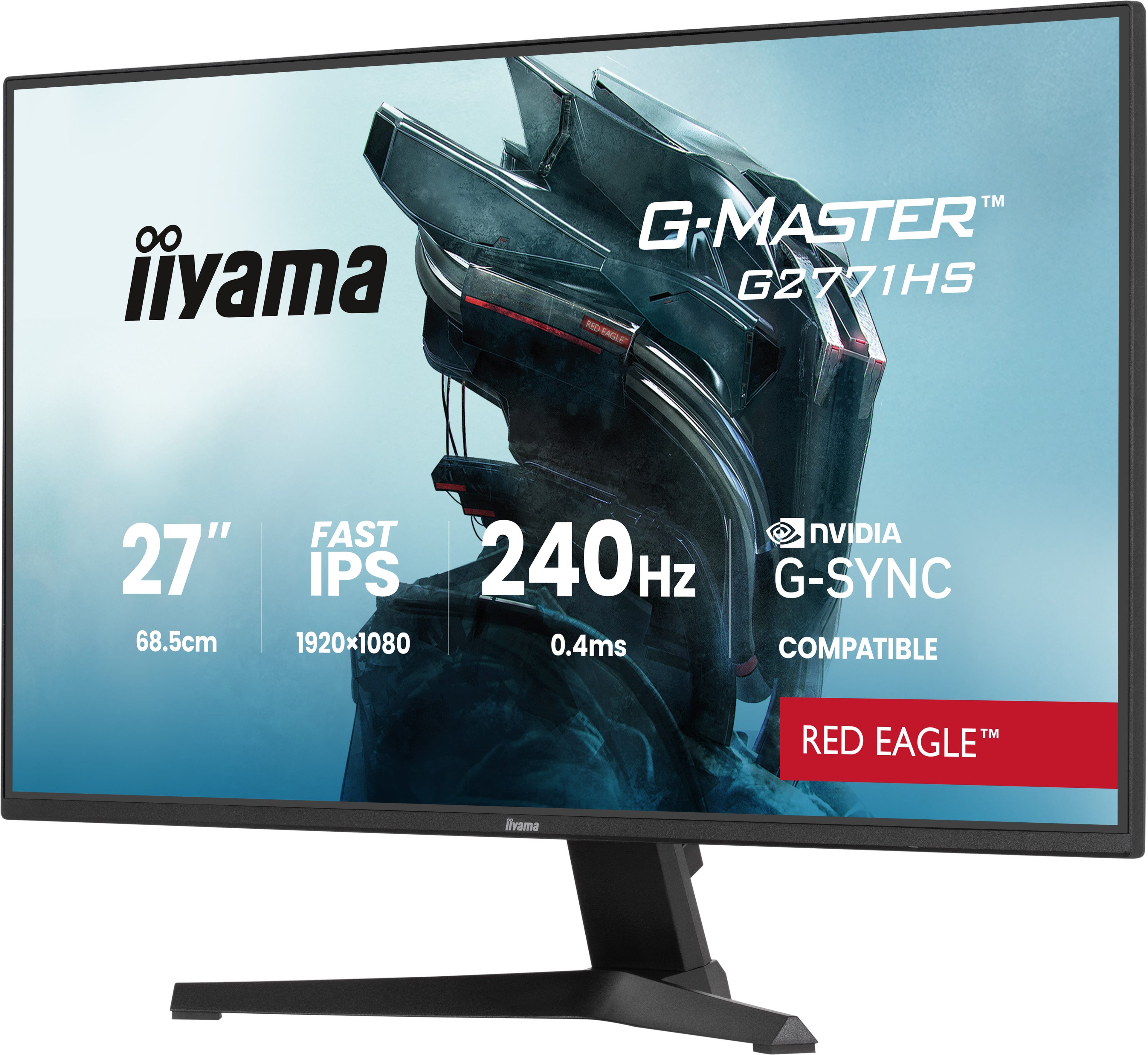 iiyama G-MASTER G2771HS-B1 écran plat de PC 68,6 cm (27") 1920 x 1080 pixels Full HD Noir