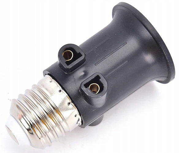 4x ROZGAŁĘŹNIK PRZEDŁUŻACZ ADAPTER OPRAWKA REMONTOWA ŻARÓWKI ZŁODZIEJKA E27