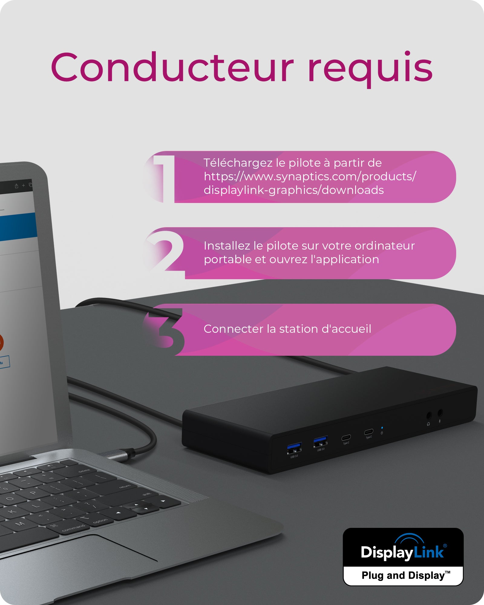 ICY BOX IB-DK2245AC Avec fil USB 3.2 Gen 1 (3.1 Gen 1) Type-C Noir