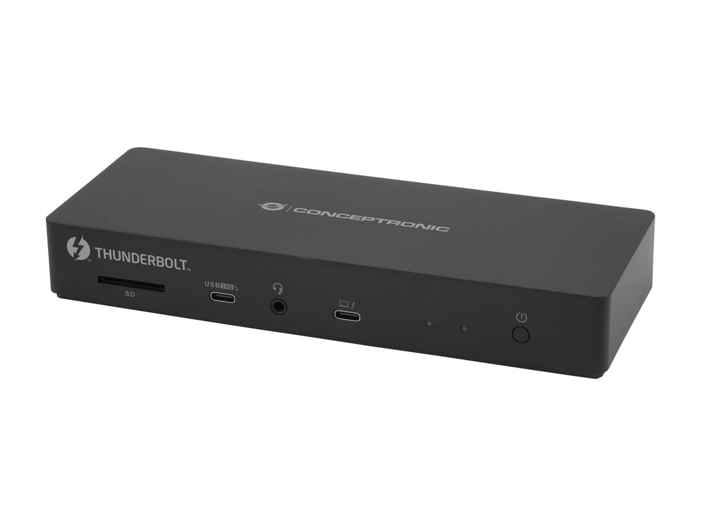 Conceptronic DONN30B Station d'accueil Thunderbolt 4, Noir