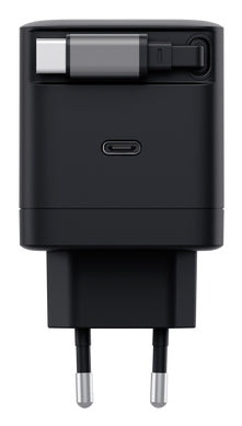 Trust Maxo Chargeur PD USB-C rétractable de 65 W