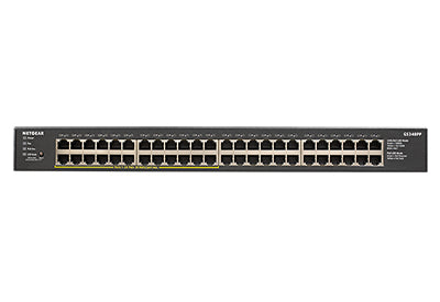NETGEAR GS348PP Non-géré Gigabit Ethernet (10/100/1000) Connexion Ethernet, supportant l'alimentation via ce port (PoE) Noir - vue 2