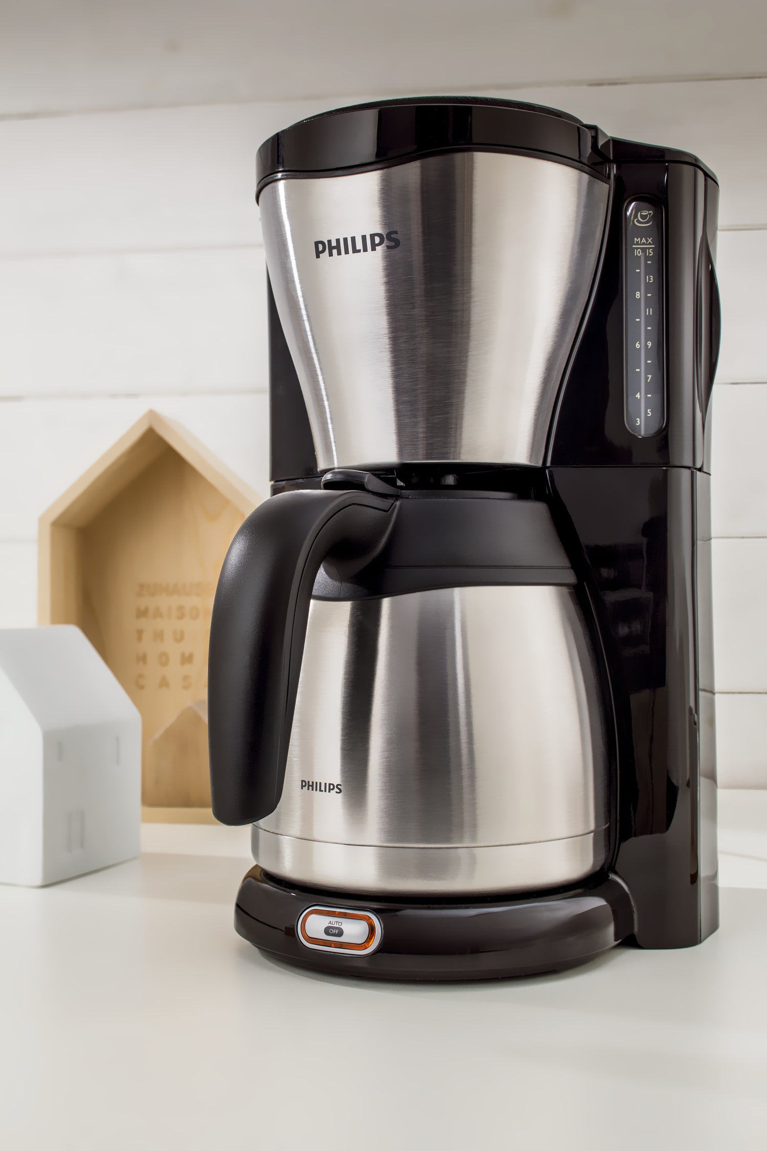 Philips Café Gaia Collection Café Gaia HD7546/20 Cafetière filtre, verseuse isotherme, métal