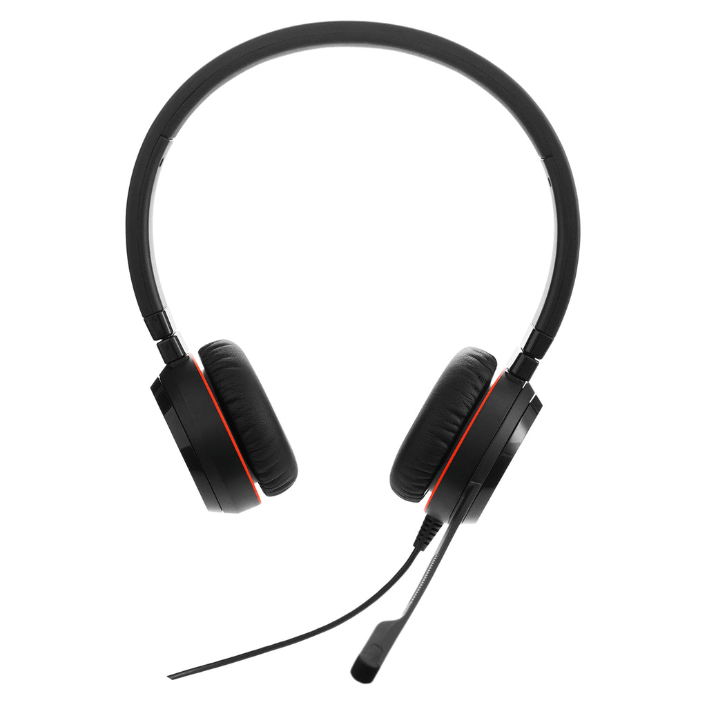 Jabra Evolve 20 SE Casque Arceau USB Type-C / Type-A pour Bureau et Centre d'appels, Noir