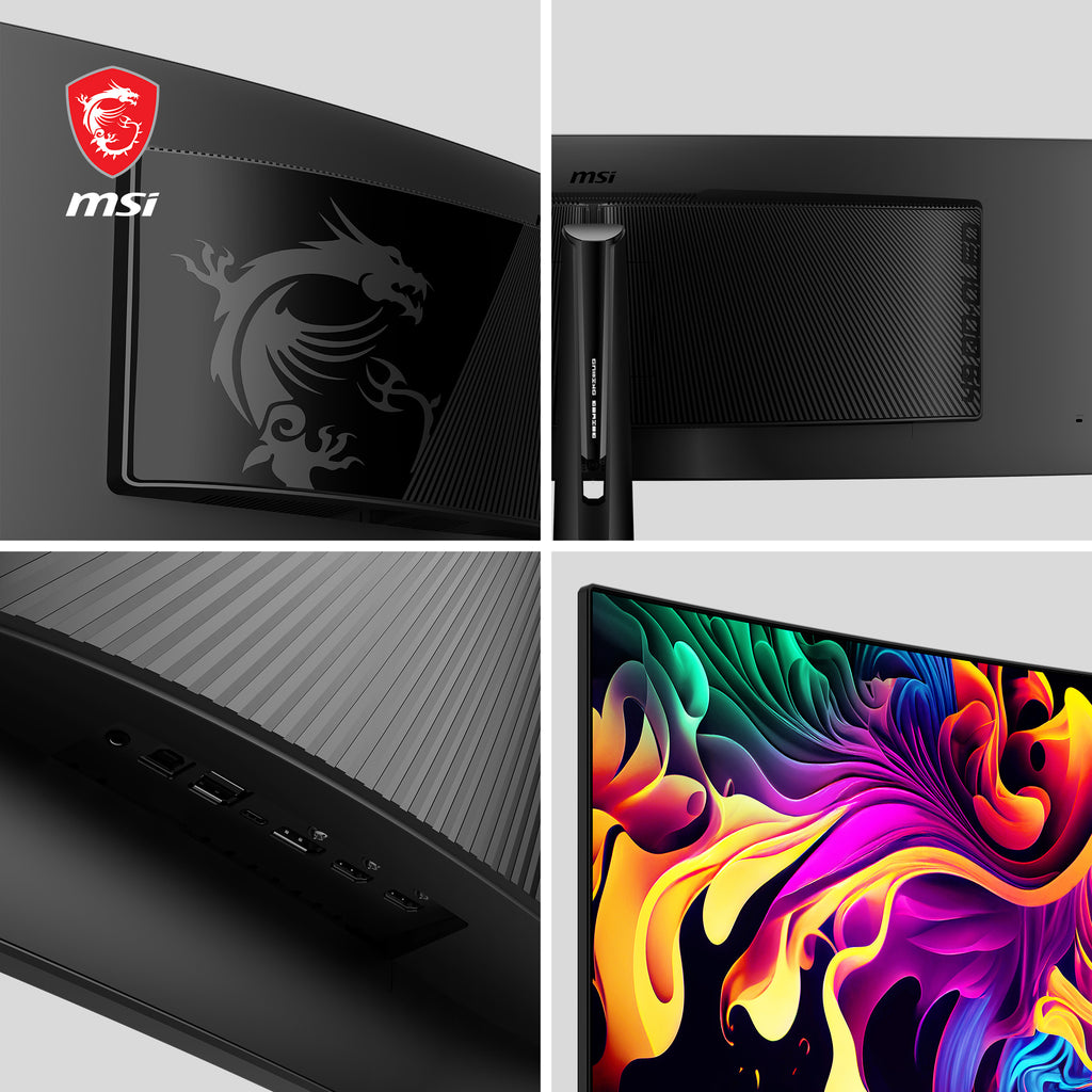 MSI MPG 491CQPDE QD-OLED écran plat de PC 124,5 cm (49") 5120 x 1440 pixels Dual QHD Noir