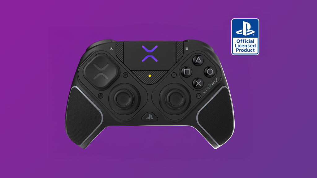 Turtle Beach Victrix Pro BFG Reloaded Noir PlayStation Manette de gaming modulaire sans fil w/Bluetooth, module Fightpad et effet Hall pour PlayStation 5, PlayStation 4 et PC
