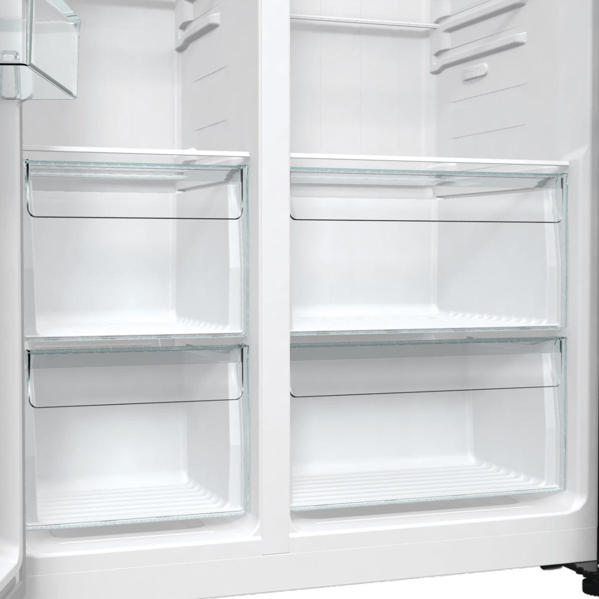 Gorenje NRR9185EABXLWD frigo américain Pose libre 547 L Noir, Acier inoxydable