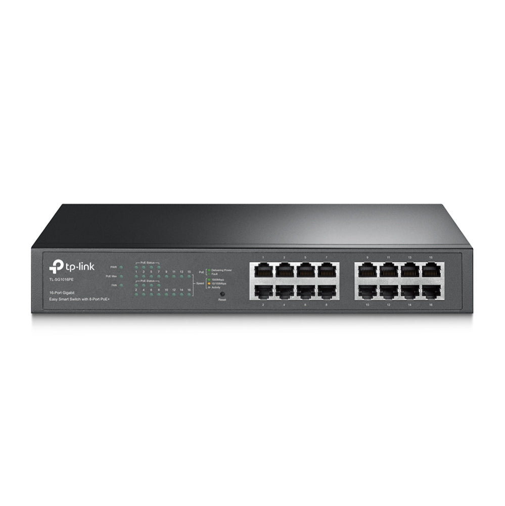 TP-Link TL-SG1016PE commutateur réseau Géré L2 Gigabit Ethernet (10/100/1000) Connexion Ethernet, supportant l'alimentat