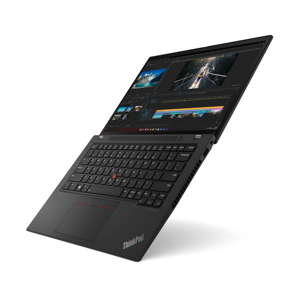 Lenovo ThinkPad T14 Gen 4 (AMD) AMD Ryzen™ 5 PRO 7540U Ordinateur portable 35,6 cm (14") Écran tactile WUXGA 16 Go LPDDR5x-SDRAM 256 Go SSD Wi-Fi 6E (802.11ax) Windows 11 Pro Nordique Noir