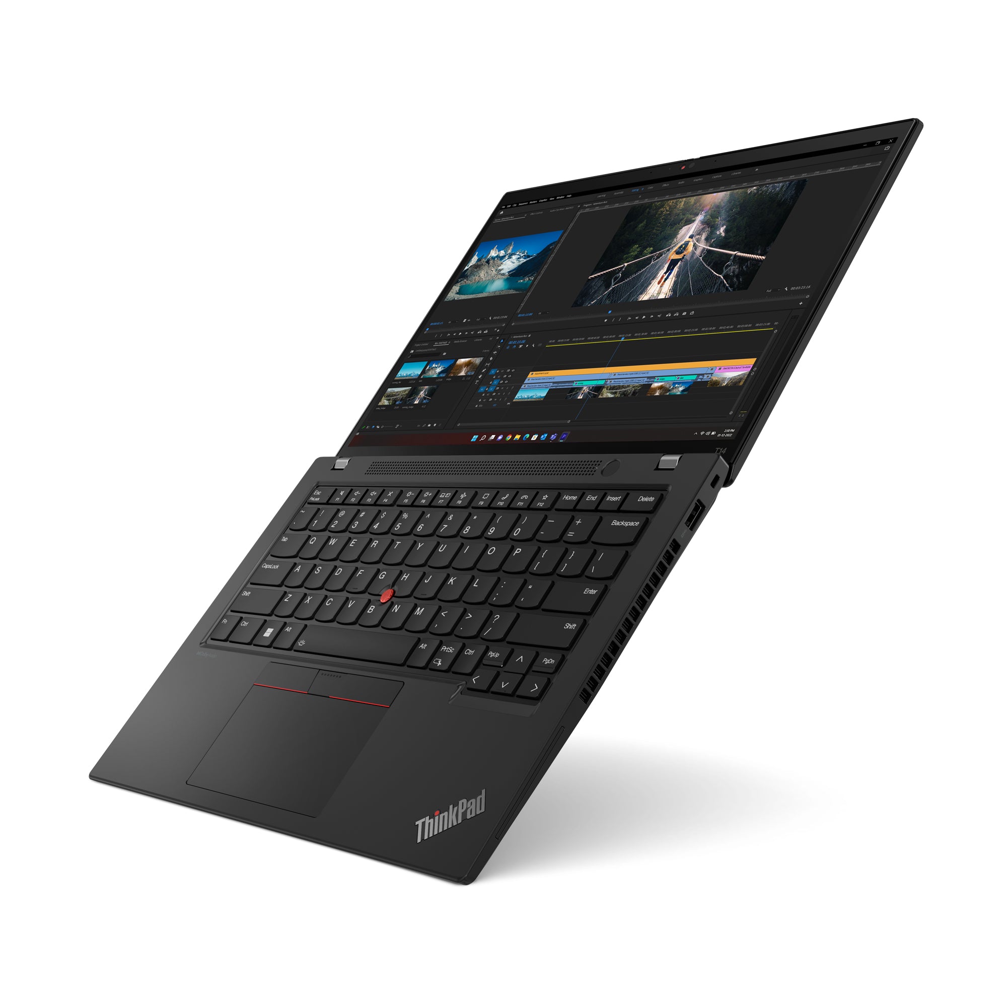 Lenovo ThinkPad T14 Gen 4 (AMD) AMD Ryzen™ 5 PRO 7540U Ordinateur portable 35,6 cm (14") Écran tactile WUXGA 16 Go LPDDR5x-SDRAM 256 Go SSD Wi-Fi 6E (802.11ax) Windows 11 Pro Nordique Noir