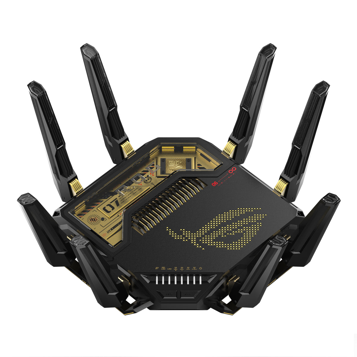 ASUS ROG Rapture GT-BE98 Routeur Sans Fil Wi-Fi 7 Quad-band 10 Gigabit Ethernet, Noir