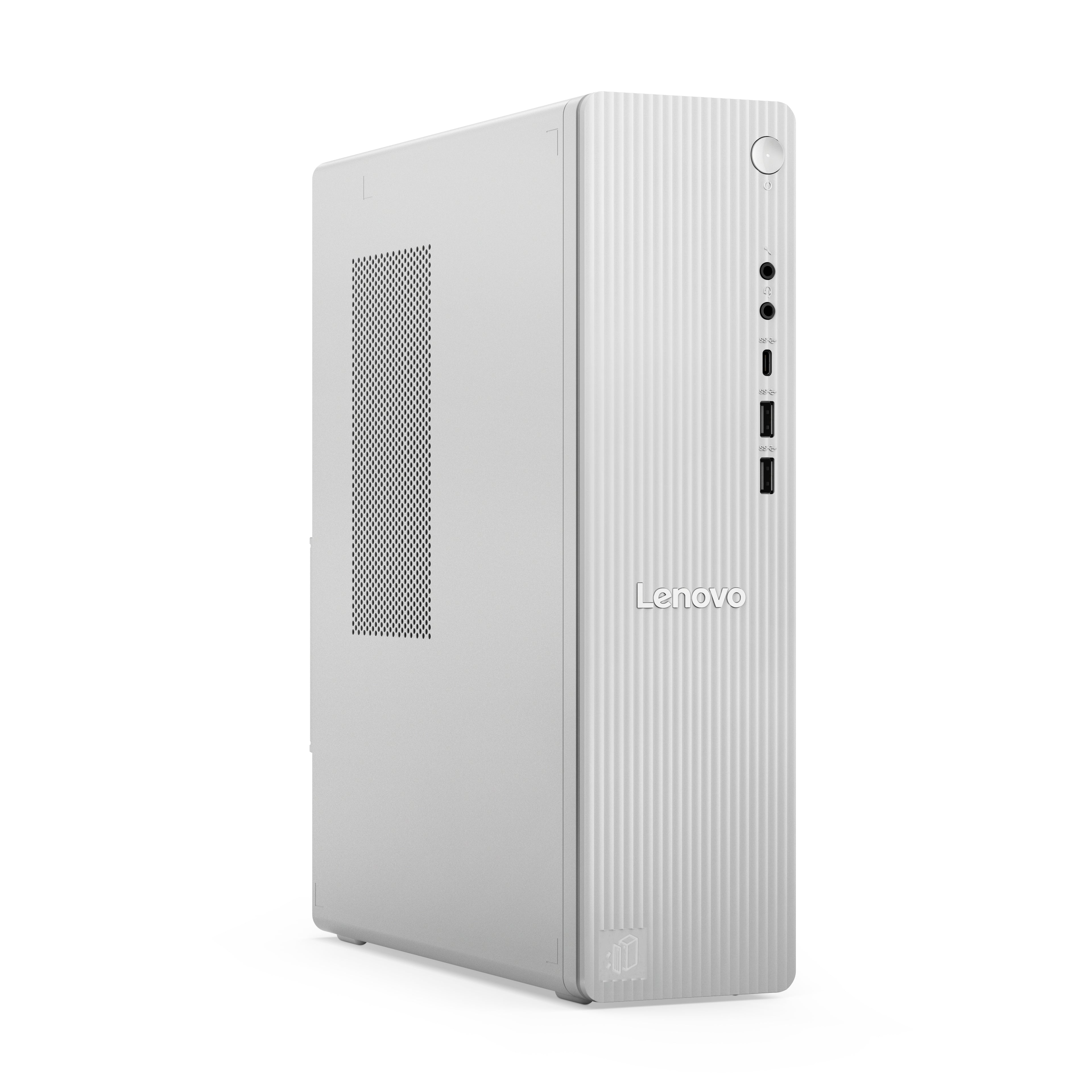 Lenovo IdeaCentre Tower 08AKP10 AMD Ryzen™ 5 220 8 Go DDR5-SDRAM 512 Go SSD Windows 11 Home SFF PC Gris