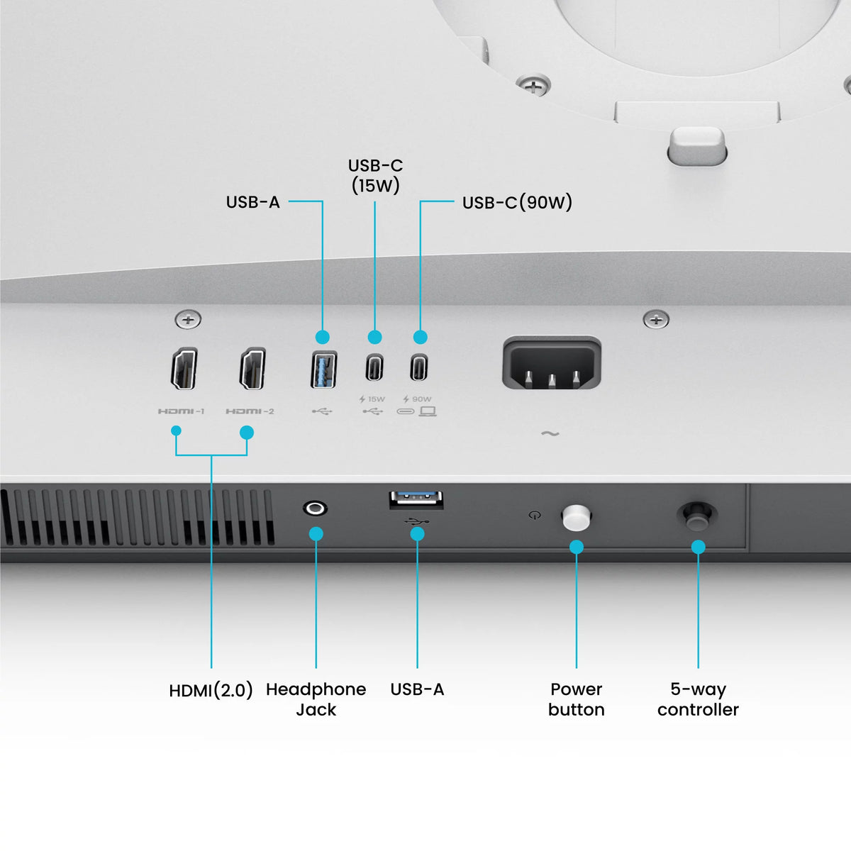BenQ MA320UP écran plat de PC 80 cm (31.5") 3840 x 2160 pixels 4K Ultra HD Blanc