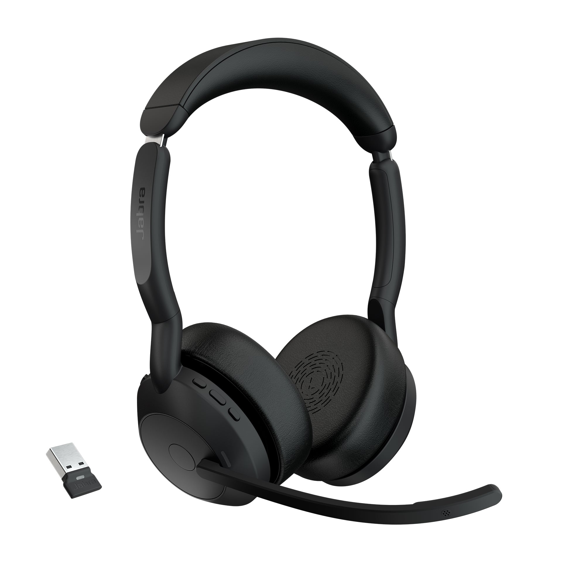 Jabra Evolve2 55 Casque Sans fil Arceau Bureau/Centre d'appels USB Type-C Bluetooth Socle de chargement
