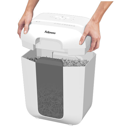 Fellowes LX Series Powershred LX50 Destructeur de Papier à Coupe Croisée, Blanc