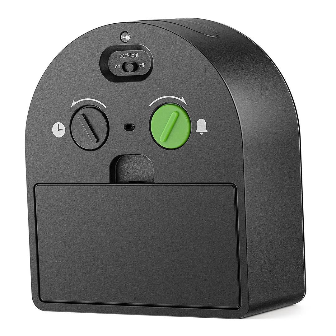 Braun BC22 Réveil à Quartz Analogique, Noir et Jaune - vue 4