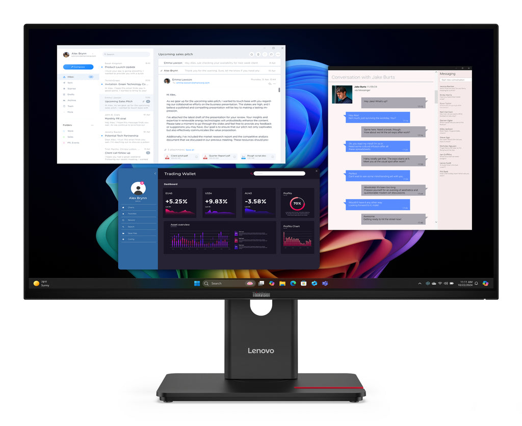 Lenovo ThinkVision T27UD-40 Moniteur