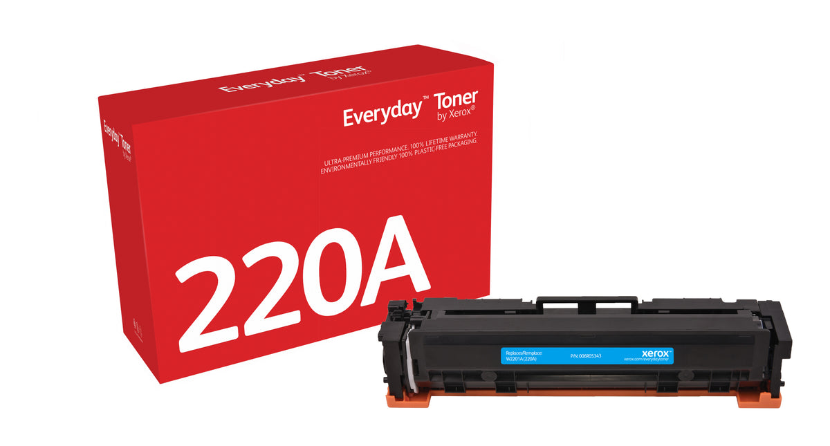 Toner Everyday™ Cyan de Xerox compatible avec HP 220A (W2201A), Capacité standard
