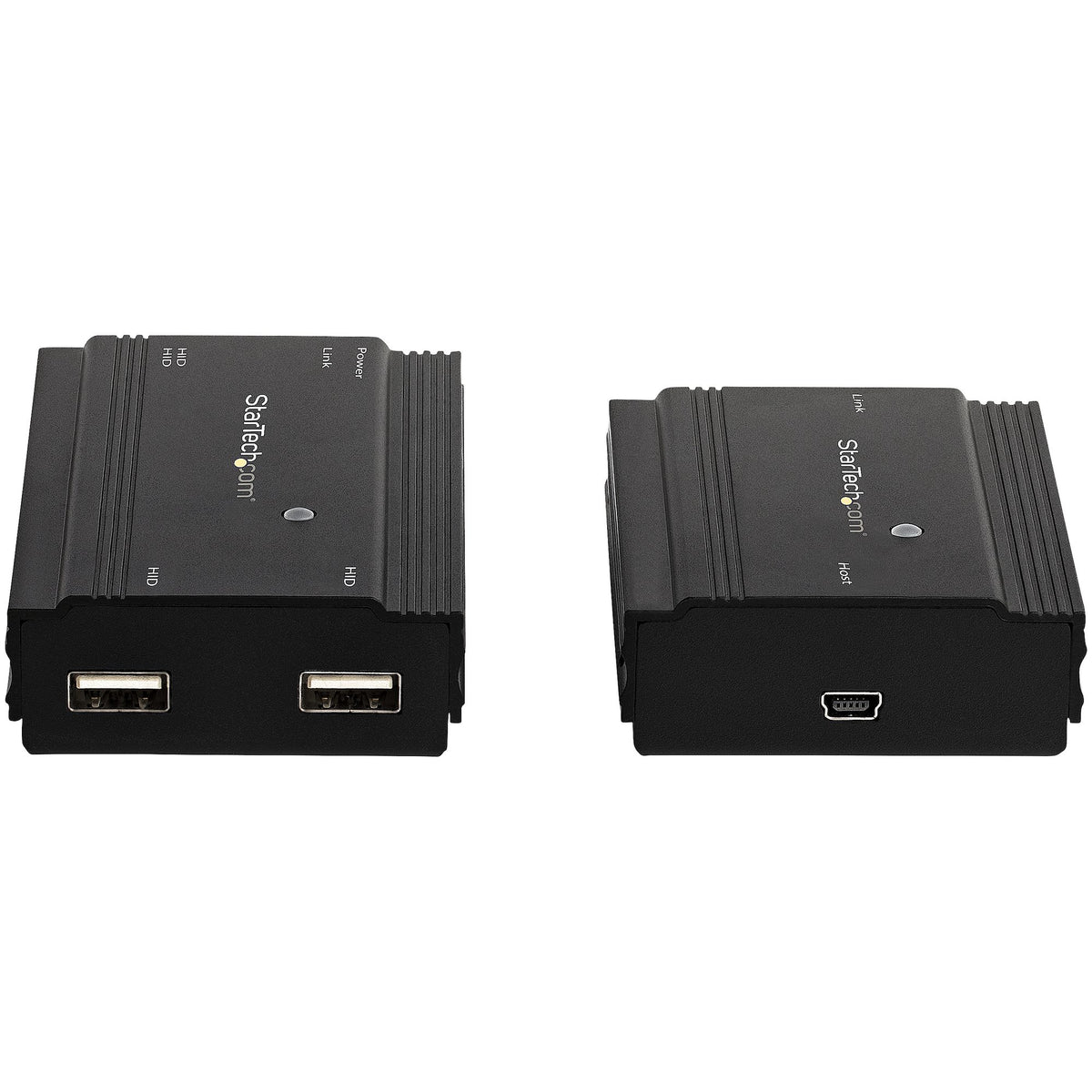 StarTech.com Hub USB 2.0 sur Câble Ethernet CAT5e/CAT6/CAT7, 4 Ports, Extension 100m, Boîtier Métal, Alimentation Extern