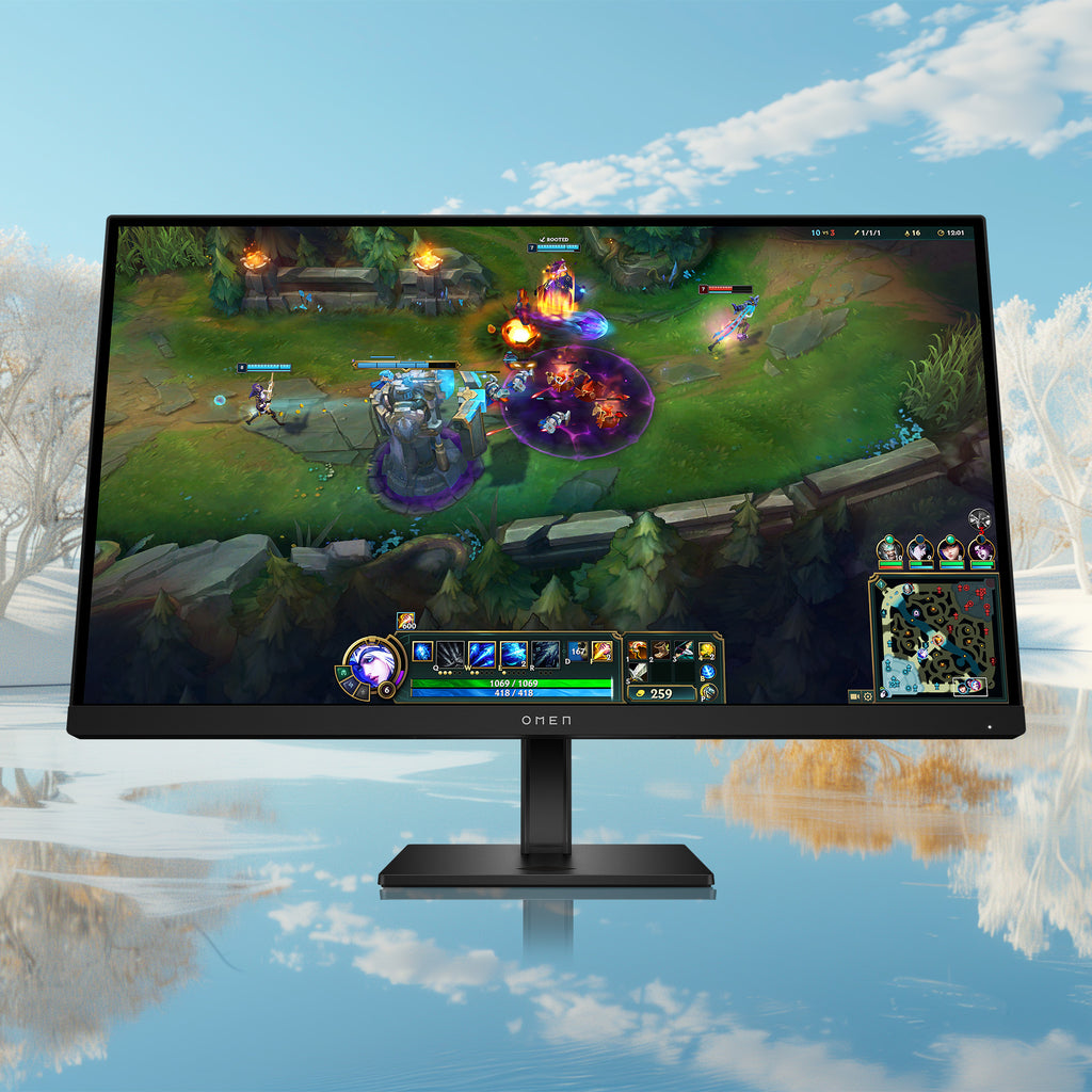 HP OMEN AV4K1E9#ABB écran plat de PC 68,6 cm (27") 1920 x 1080 pixels Full HD LCD Noir