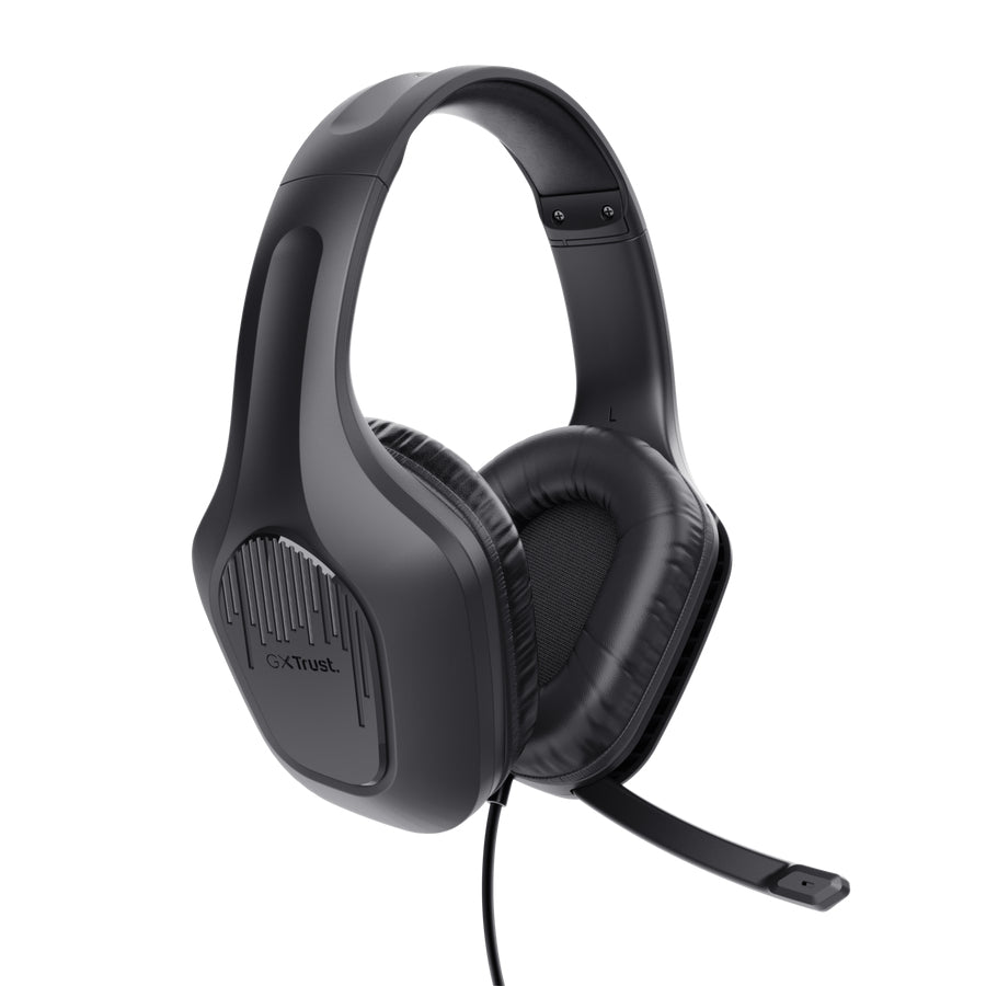 Trust GXT 417 Zirox Casque Gaming Filaire, Noir