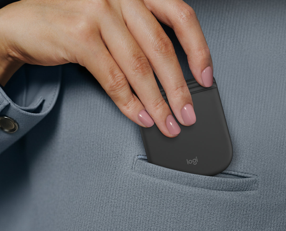 Logitech Mobi Fold Souris Optique Sans Fil, Noir