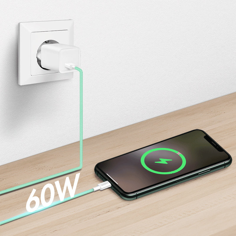 LogiLink CU0328 câble USB USB 2.0 1,5 m USB A USB C 0,48 Gbit/s 60 W Vert