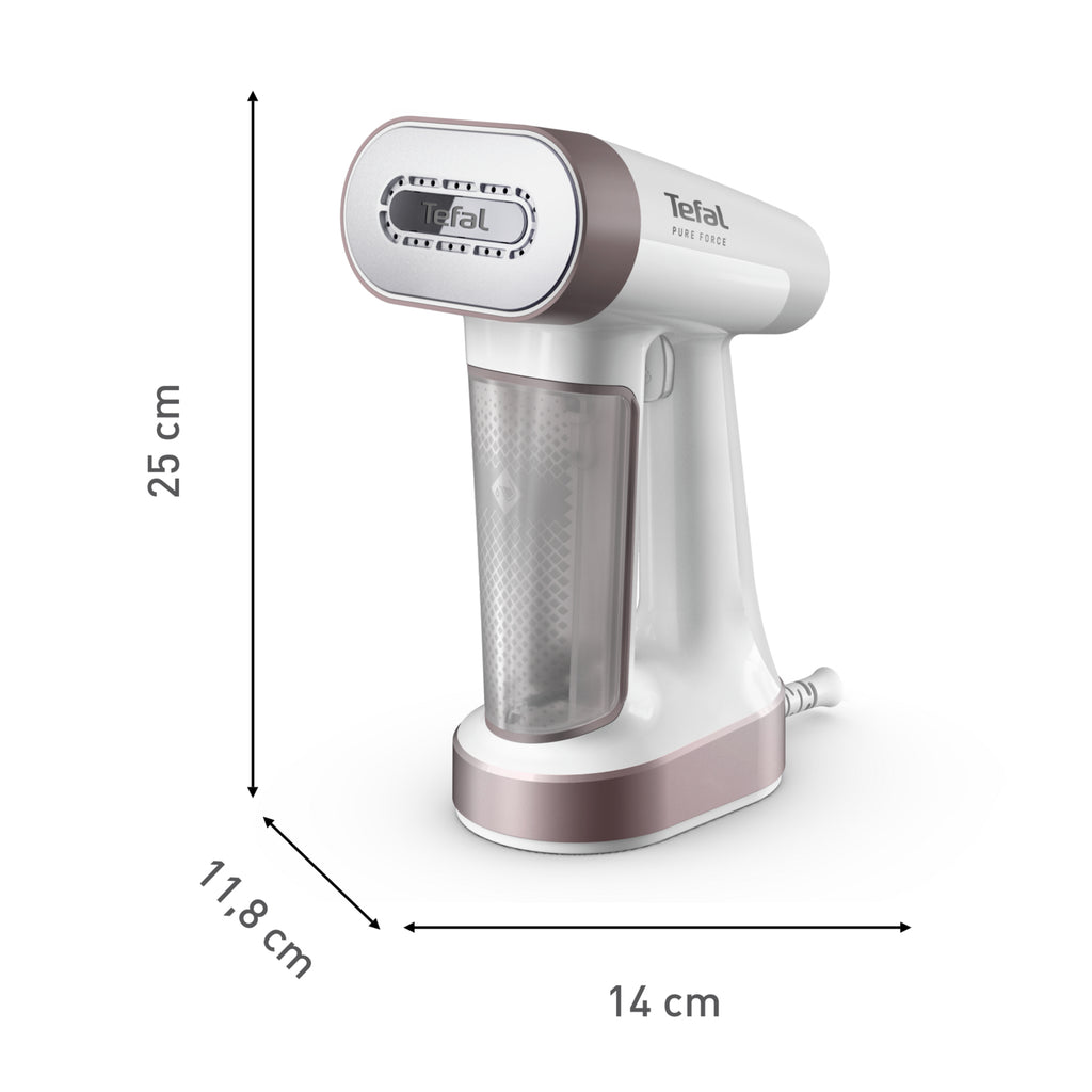 Tefal Pure Force DT8765E0 garment steamer Handheld garment steamer 0.18 L 1800 W Black, Cinnamon colour - vue 8