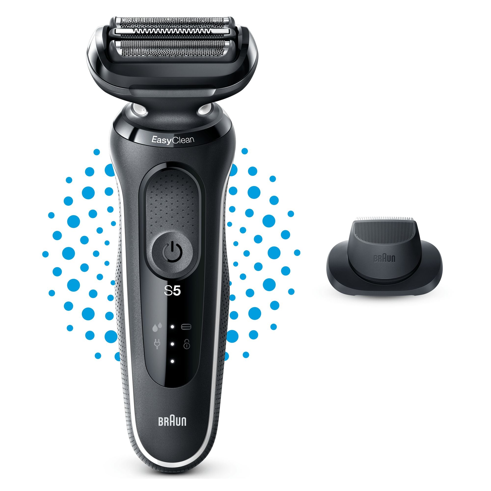 Braun Series 5 51-W1200s Rasoir à grille Tondeuse Noir, Blanc
