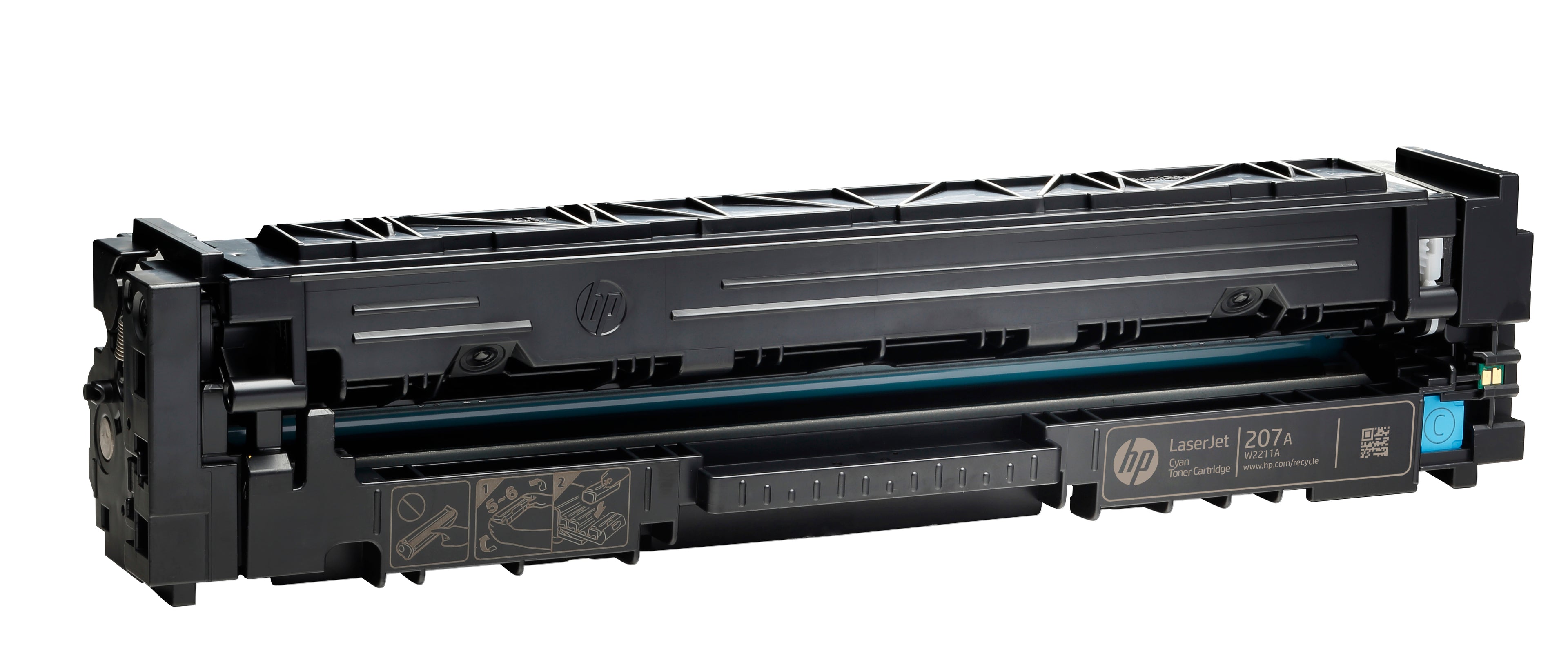 HP Toner cyan LaserJet 207A authentique