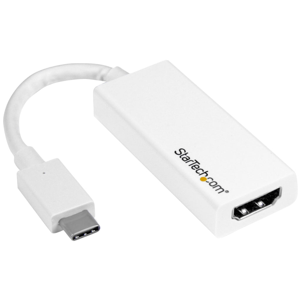 StarTech.com Adaptateur USB-C vers HDMI 4K 60 Hz, Blanc