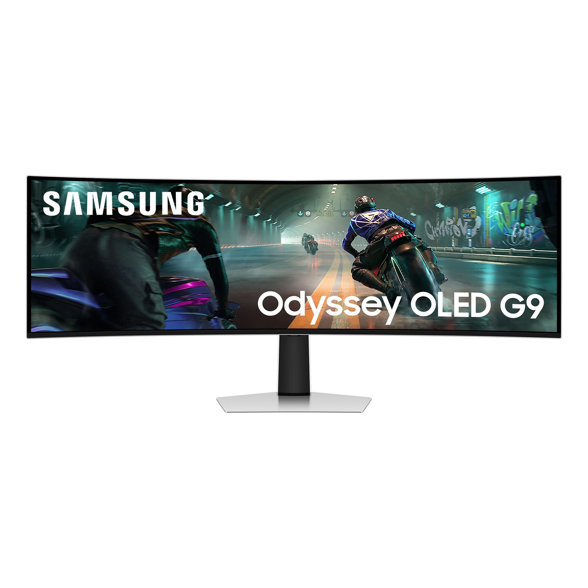 Samsung Samsung S49DG910SU écran plat de PC 124,5 cm (49") 5120 x 1440 pixels Dual QHD OLED Argent