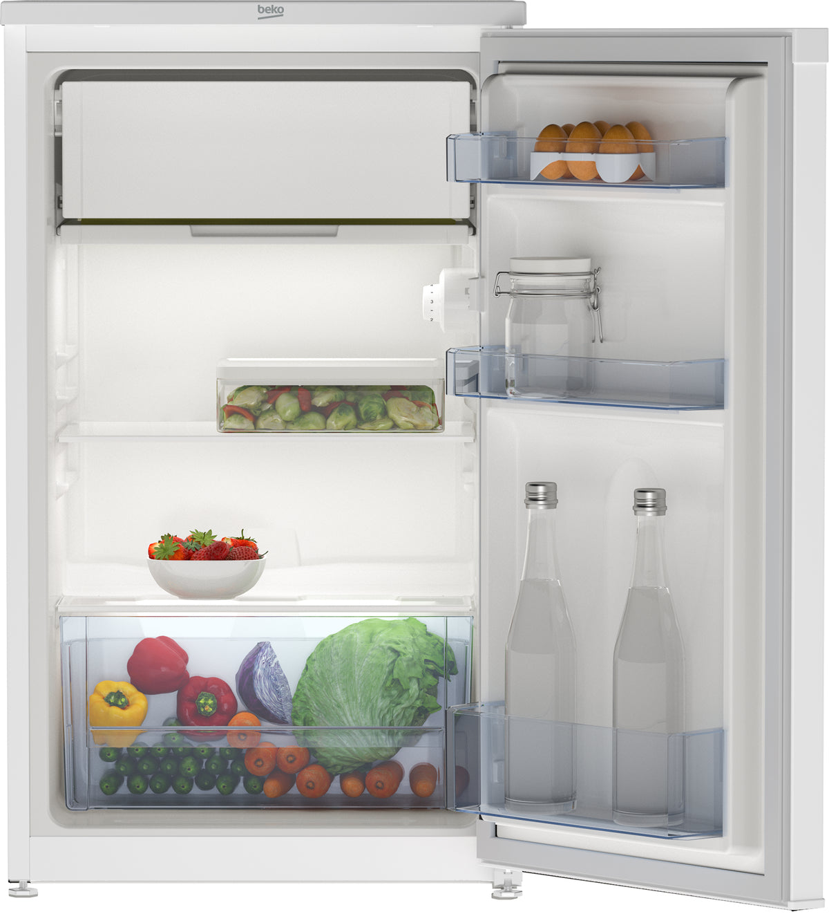 Beko TS190340N frigo combine Sous comptoir 85 L Blanc - vue 3