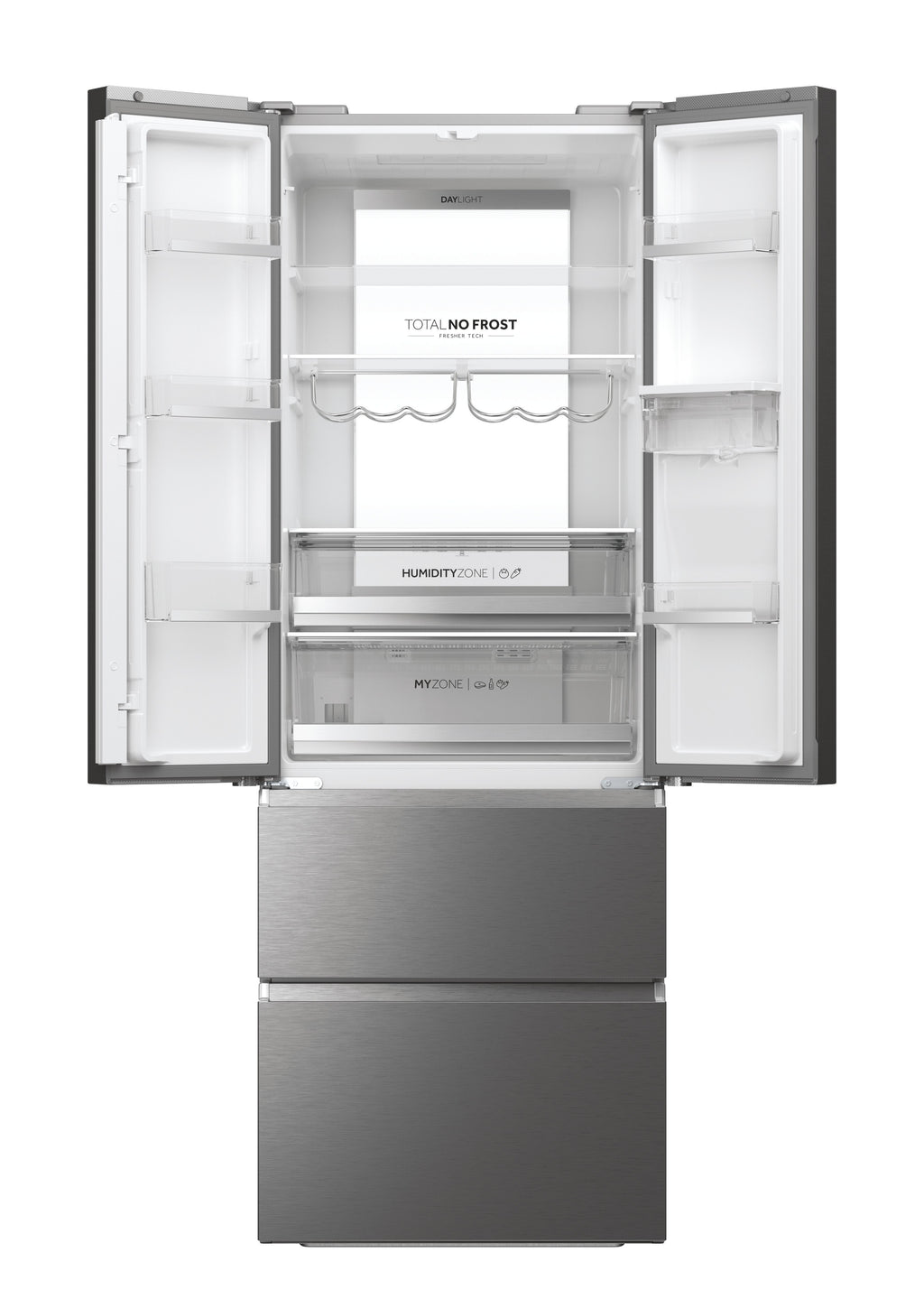 Haier HFW7720EWMP Pose libre 477 L Gris - vue 2