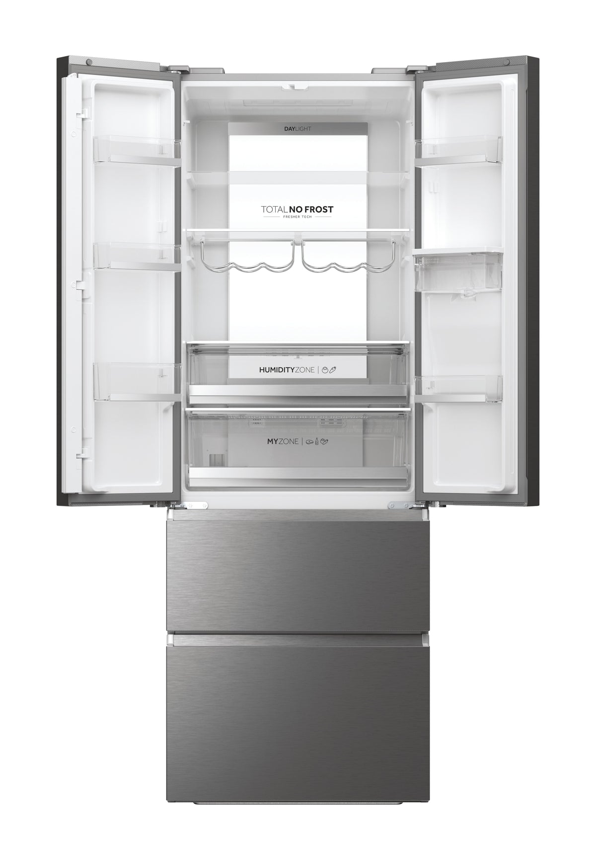 Haier HFW7720EWMP Pose libre 477 L Gris - vue 2