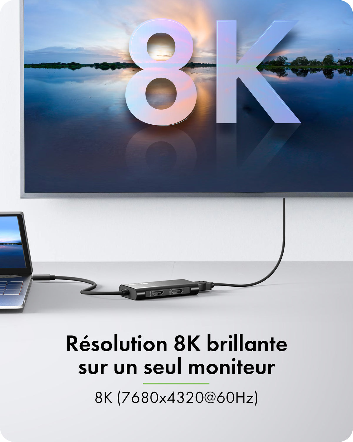 ICY BOX Adaptateur USB Type-C vers 3x HDMI