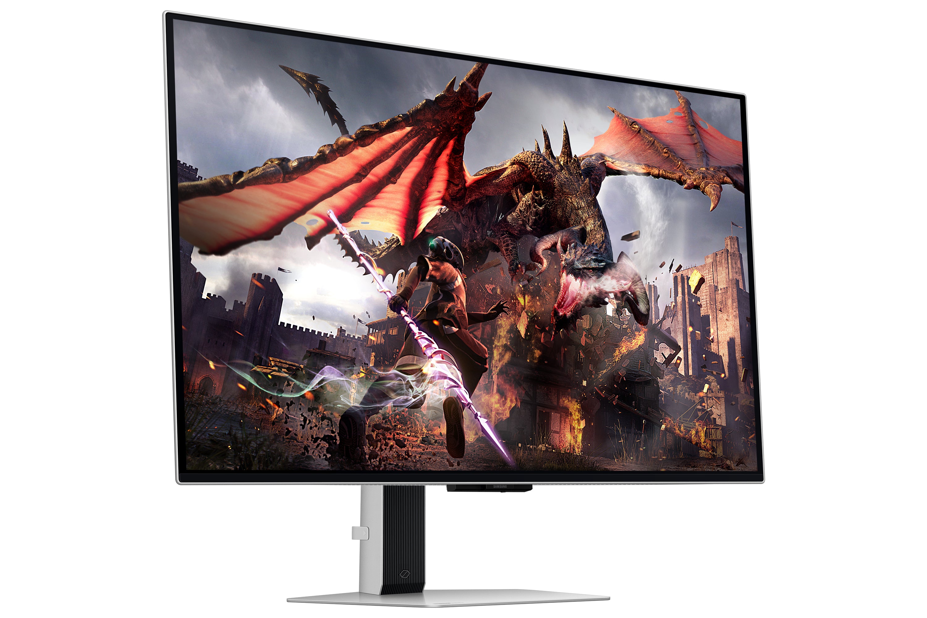 Samsung Samsung G80SD écran plat de PC 81,3 cm (32") 3840 x 2160 pixels 4K Ultra HD OLED Argent