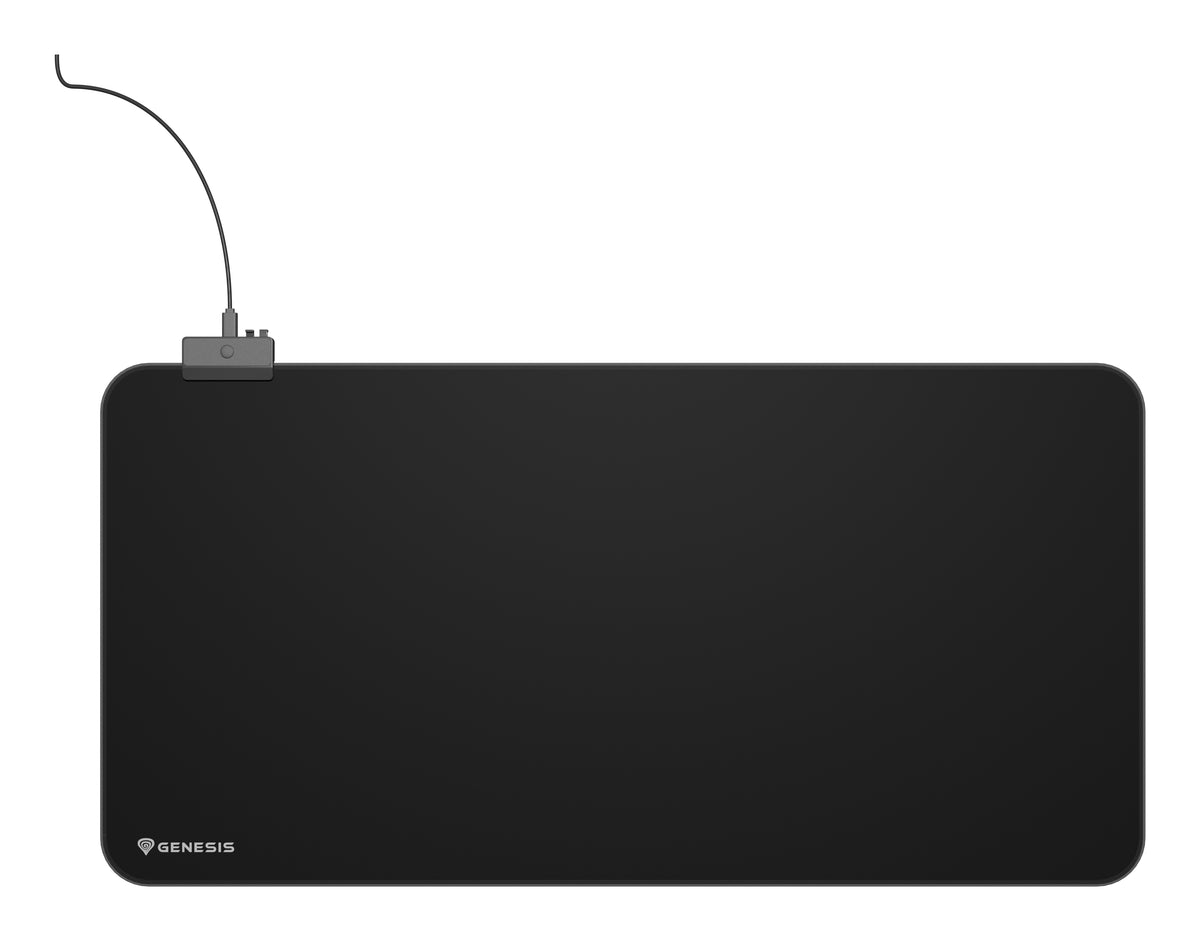 Tapis de souris de jeu Boron 500 XXL RGB, Noir