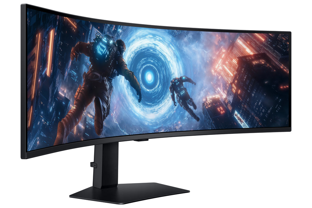 Samsung Samsung G91F écran plat de PC 124,5 cm (49") 5120 x 1440 pixels Dual QHD LCD Noir