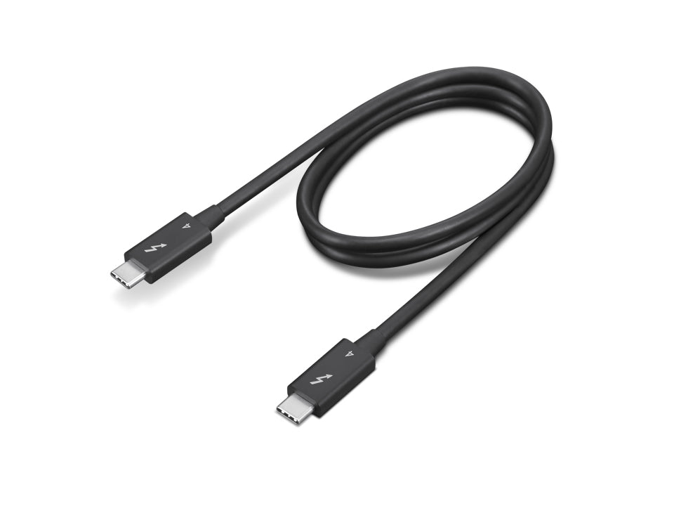 Lenovo 4X91K16968 Câble Thunderbolt 0,7 m 40 Gbit/s Noir