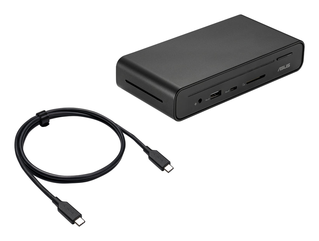 ASUS Triple Display USB-C Dock Duo DC301 Avec fil Noir