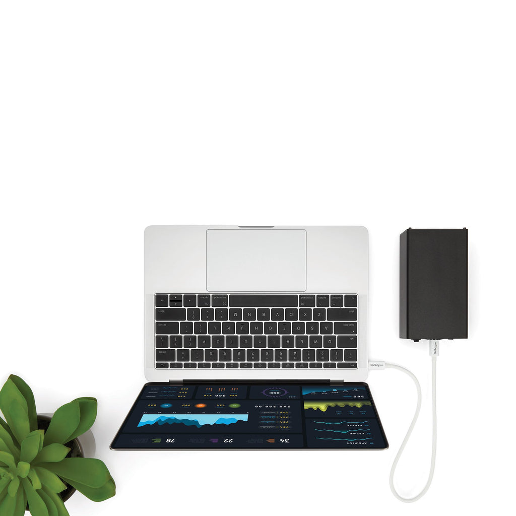 StarTech.com Câble Thunderbolt 3 50 cm 40 Gb/s Blanc