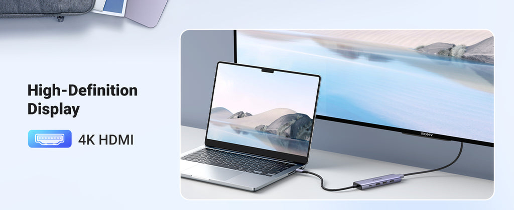 Ugreen 15596 station d'accueil Avec fil USB 3.2 Gen 1 (3.1 Gen 1) Type-A + Type-C Aluminium