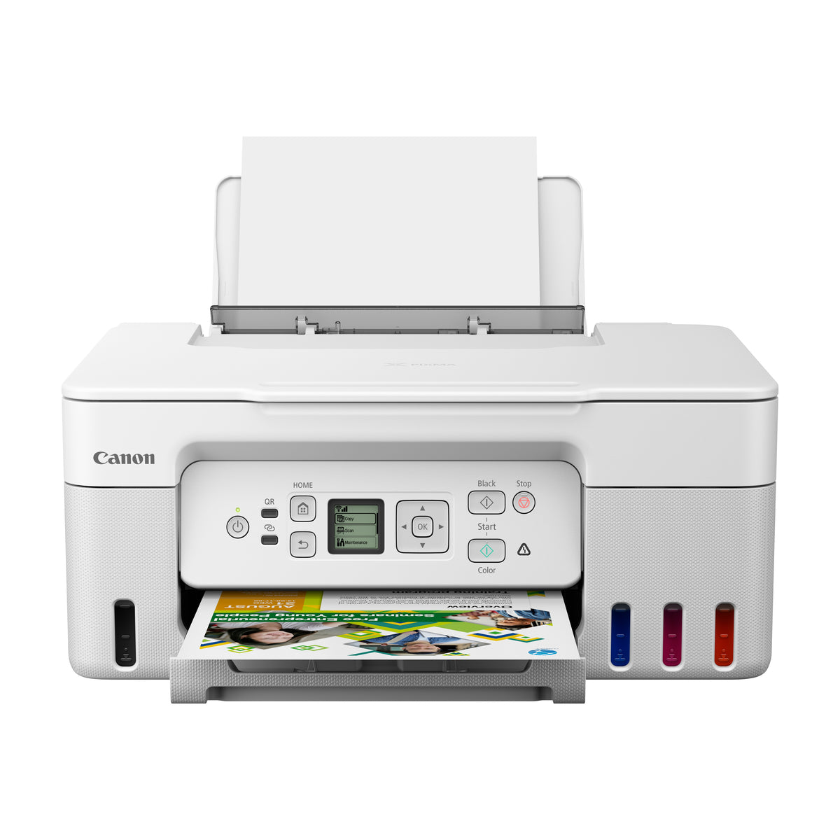 Canon PIXMA G3571 Imprimante Jet d'encre A4, 4800 x 1200 DPI, Wifi, Blanche