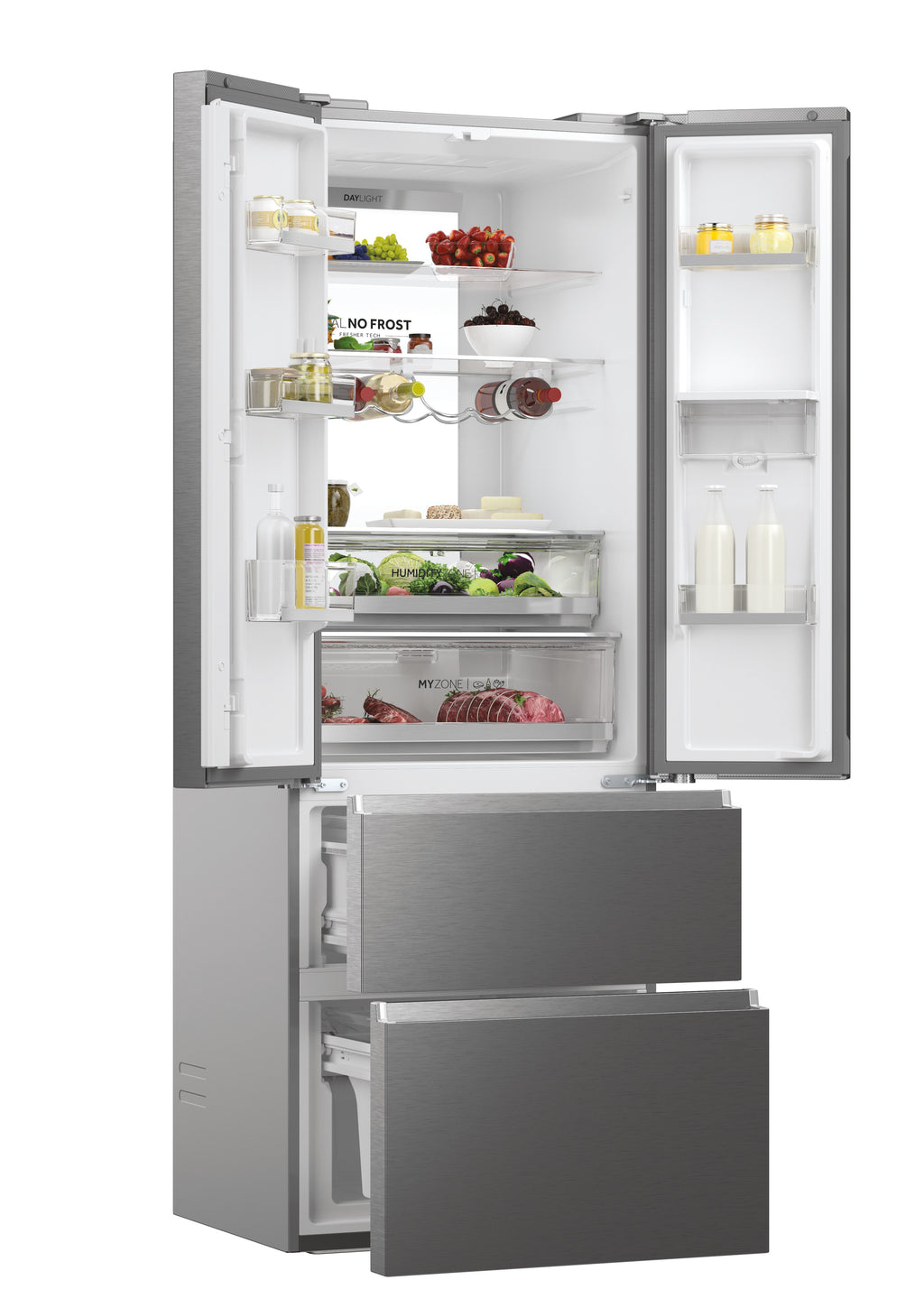 Haier HFW7720EWMP Pose libre 477 L Gris - vue 7