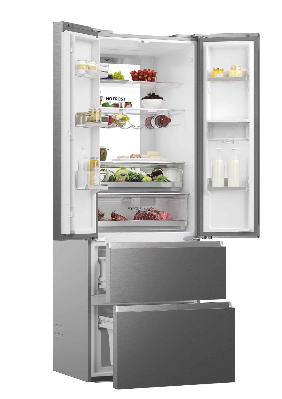 Haier HFW7720EWMP Pose libre 477 L Gris - vue 7