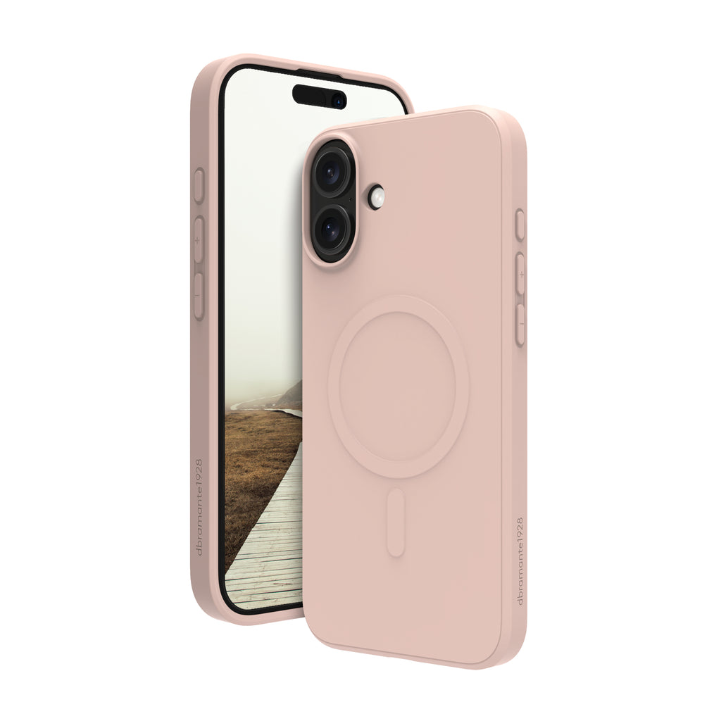 dbramante1928 Greenland Pro MS Coque de Protection pour iPhone 16 Plus 6.7", Rose