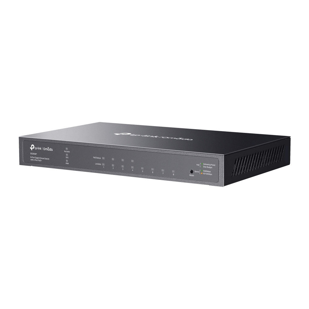 TP-Link Omada TL-SG2008P Géré L2/L2+ Gigabit Ethernet (10/100/1000) Connexion Ethernet, supportant l'alimentation via ce