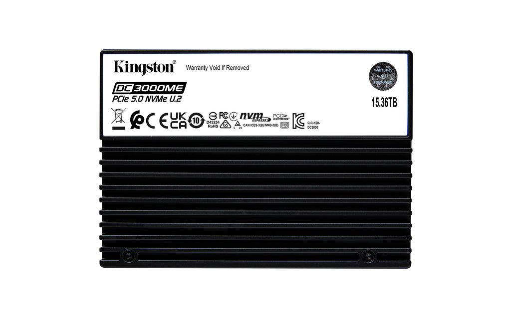 Kingston Technology DC3000ME 15,36 To SSD Enterprise U.2 PCIe 5.0 NVMe TCG Opal