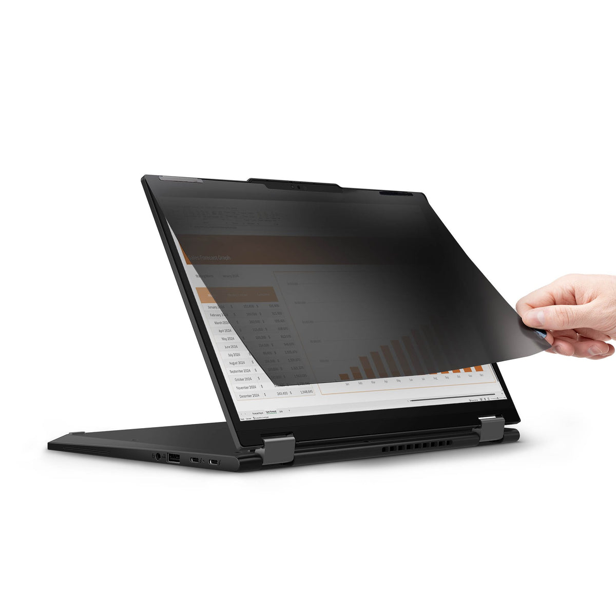 StarTech.com Filtre de Confidentialité Lumineux pour Lenovo X13 Yoga Gen 4, Tactile, Rabattable, Transmission 75%